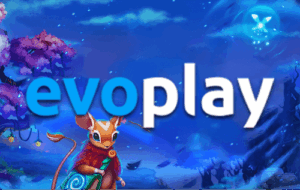โลโก้ค่ายเกมสล็อต evo play บน COLA555