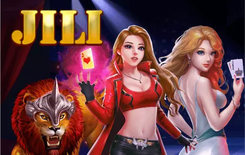 โลโก้ค่ายเกมสล็อต jili บน COLA555