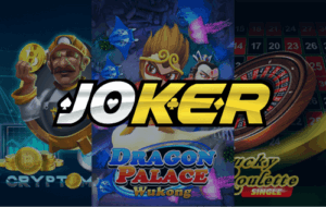 โลโก้ค่ายเกมสล็อต JOKER บน COLA555
