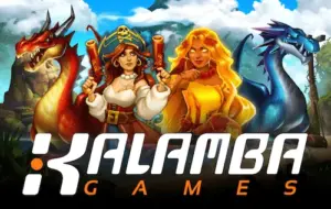 โลโก้ค่ายเกมสล็อต kalamba บน COLA555