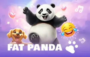 โลโก้ค่ายเกมสล็อต panda fat บน COLA555