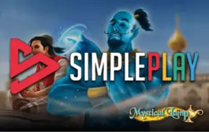 โลโก้ค่ายเกมสล็อตsimpleplay บน COLA555
